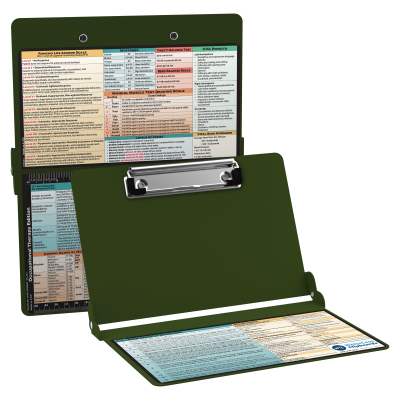 WhiteCoat Clipboard® - Army Green Occupational Therapy Edition